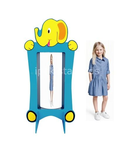 Sihirli Komik Ayna Seti 4 lü Seti Figürlü Lake KAHKAHA AYNALARI SETİ