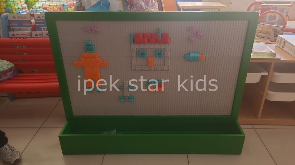 EduBrick Aktivite Duvarı  Lego Oyun Paneli  Lego Duvarı