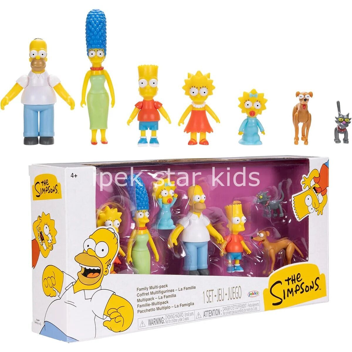Simpsons Aile 7li Figür Set