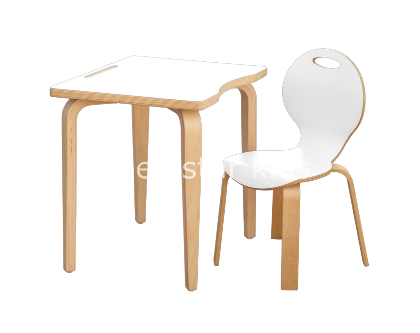 kolej sınıfı için ahşap öğrenci masa sandalye takımı