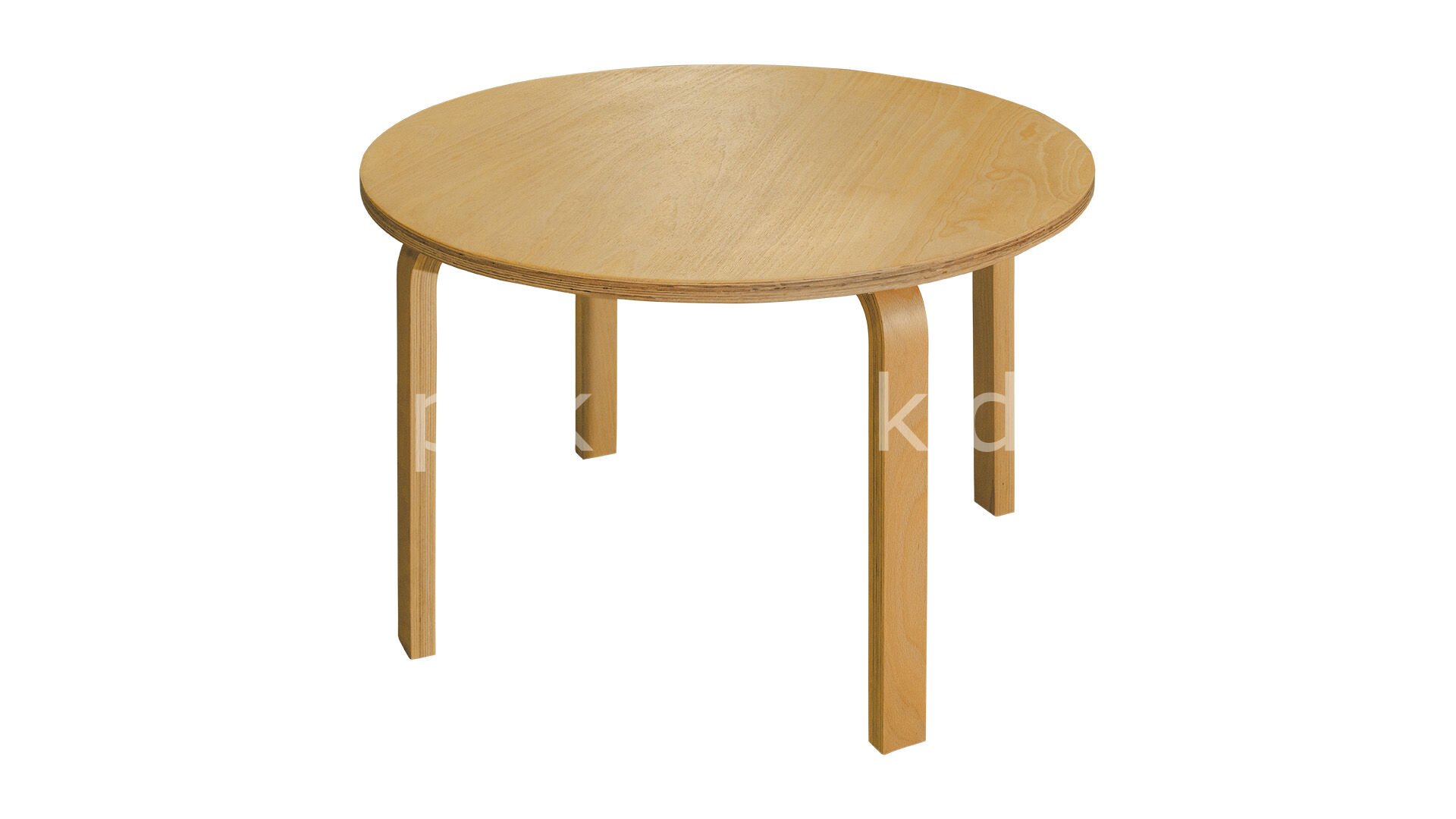 AHŞAP NATUREL DAİRE MASA  ÇAP 82 CM