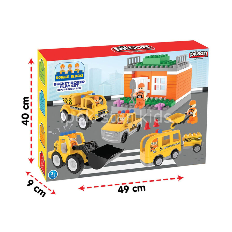 DOUBLE BLOCKS KEPÇELİ DOZER SETİ