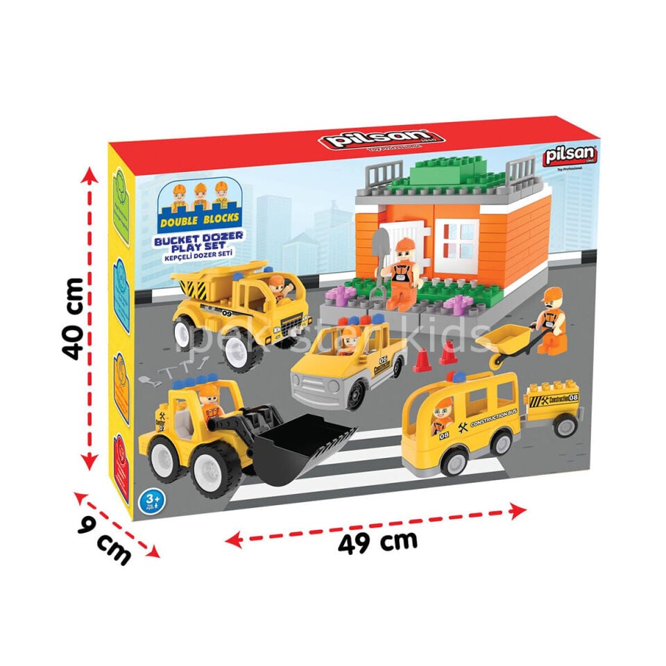 DOUBLE BLOCKS KEPÇELİ DOZER SETİ