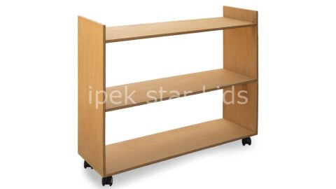 AHŞAP NATUREL MODÜLER DOLAP SİSTEMİ 3 PARÇA