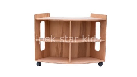 AHŞAP NATUREL MODÜLER DOLAP SİSTEMİ 3 PARÇA