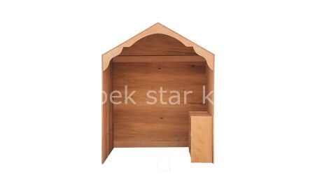 AHŞAP NATUREL MODÜLER OYUN AKTİVİTE SİSTEMİ 4 LÜ