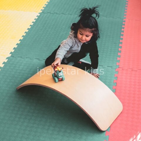 AHŞAP NATUREL WAVYBOARD DENGE TAHTASI