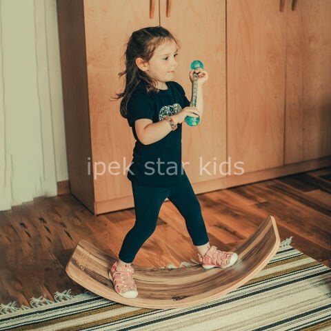 AHŞAP NATUREL WAVYBOARD DENGE TAHTASI