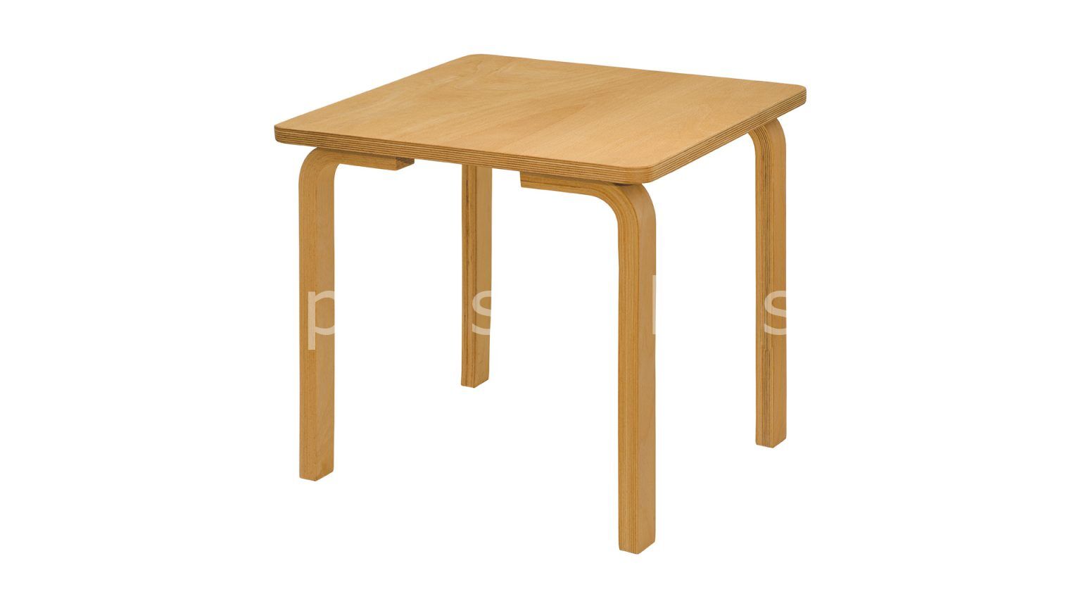 AHŞAP NATUREL KARE MASA 60*60 CM