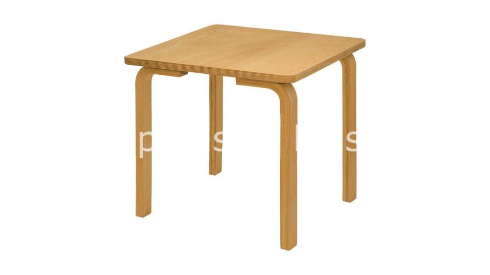 ahşap kontra kare anaokulu masası