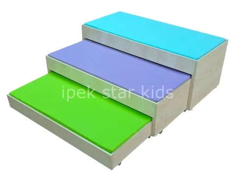 3 lü Kreş Yatağı  İç İçe