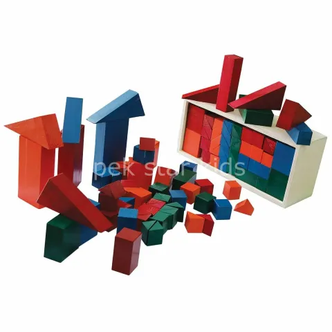 NATUREL AHŞAP OYUN BLOKLARI BÜYÜK PARÇALI SANDIKDA