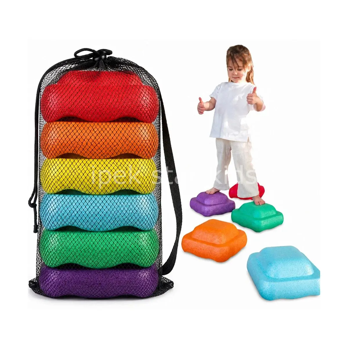 RENKLİ ADIM TAŞLARI 6lı SET