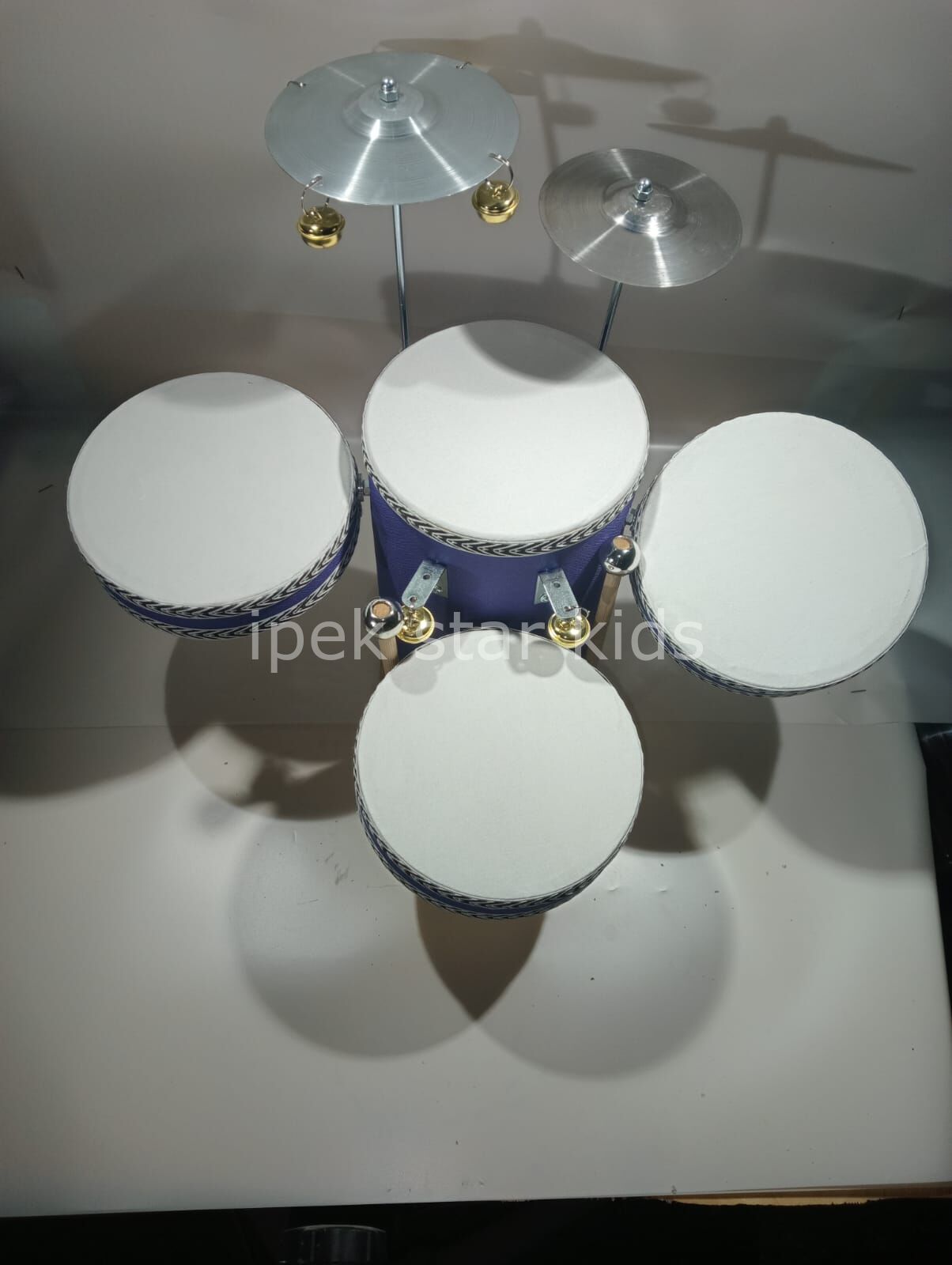 Ahşap Deri Davul Bateri set 6 LI SİSTEM 60 CM *45