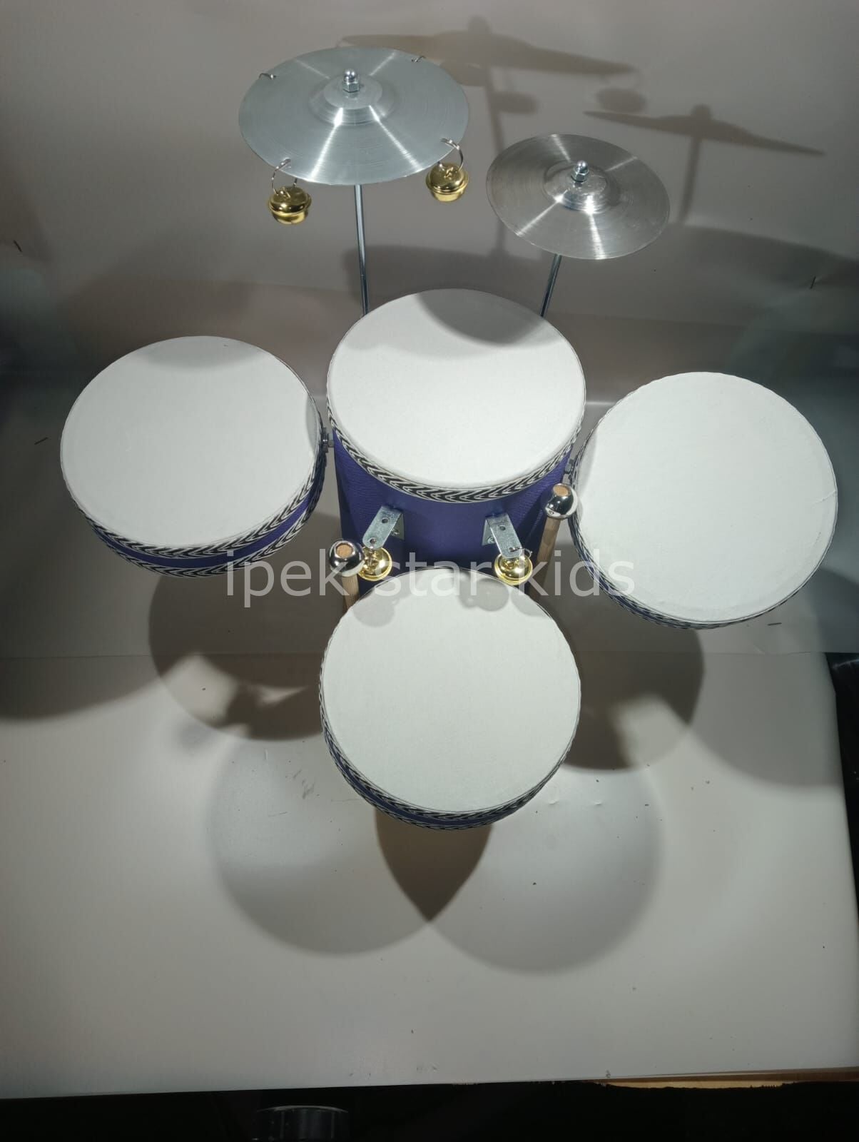 Ahşap Deri Davul Bateri set 6 LI SİSTEM 60 CM *45
