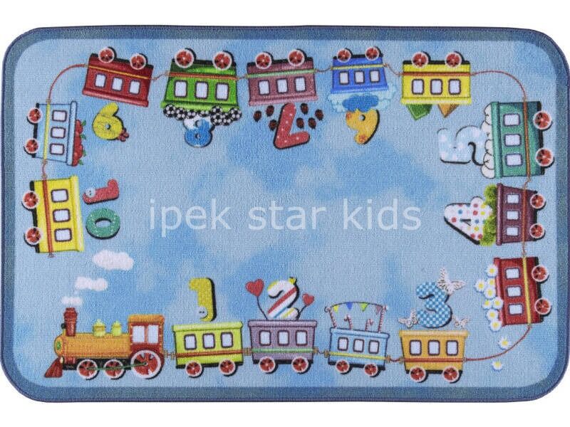 Okul Oyun Halısı   Eğitici sınıf halıları 290*200 CM  TREN EĞİTİCİ HALI