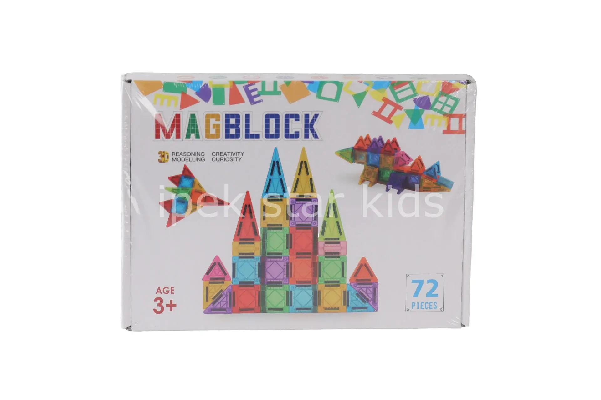 MİNİ MANYETİK BLOK 72 PARÇA