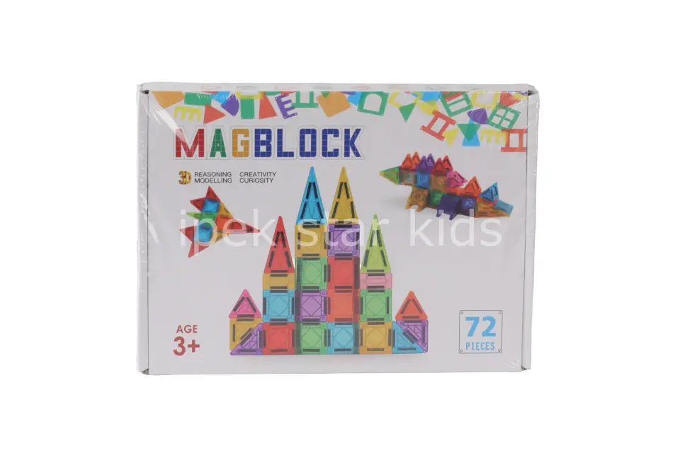 MİNİ MANYETİK BLOK 72 PARÇA
