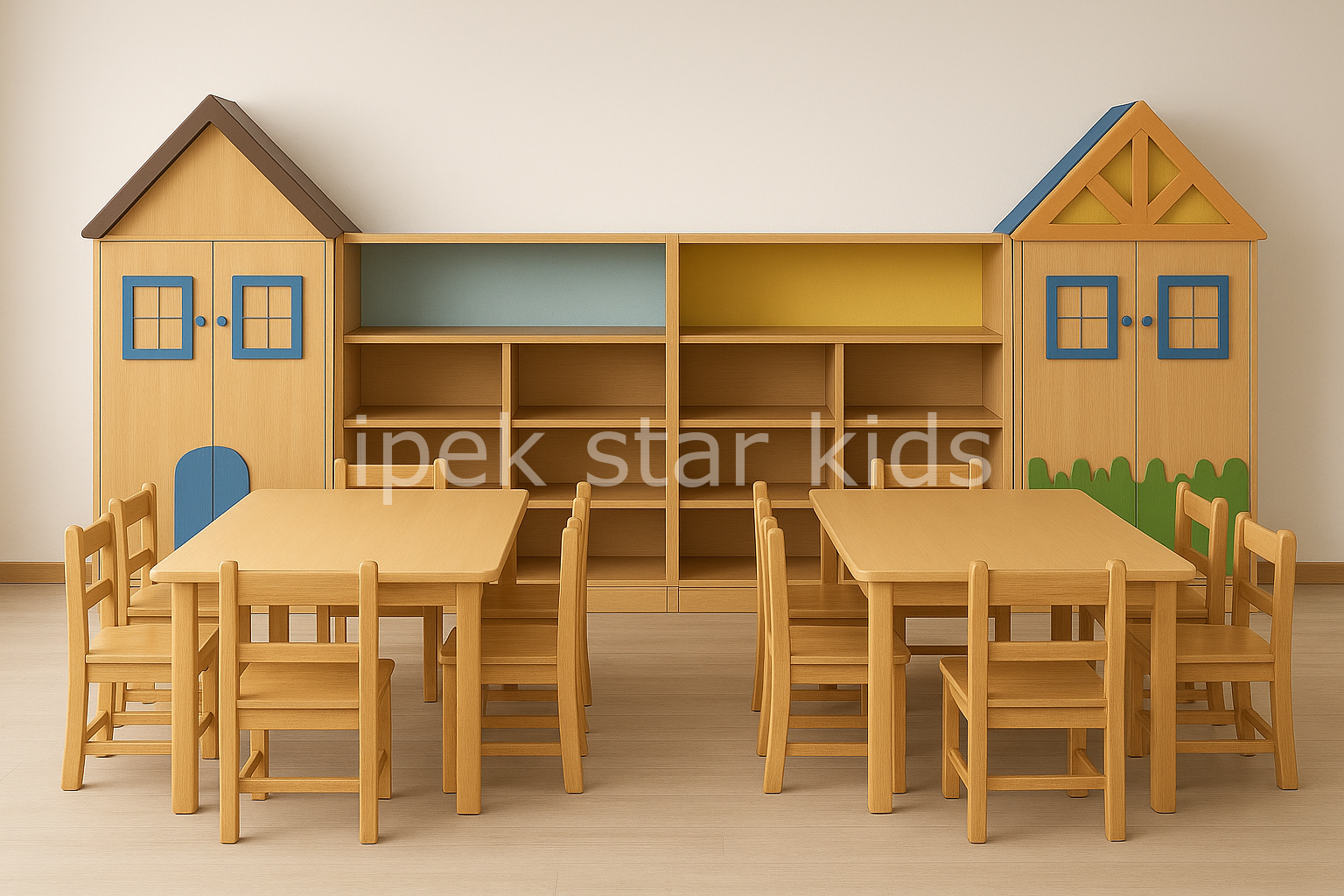 Ev Dolap Grubu 4 Modül Naturel