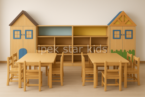 Ev Dolap Grubu 4 Modül Naturel