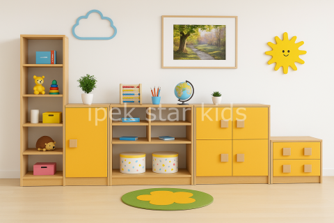 ColorLine Kids Storage Set ,Kreş Dolap grubu