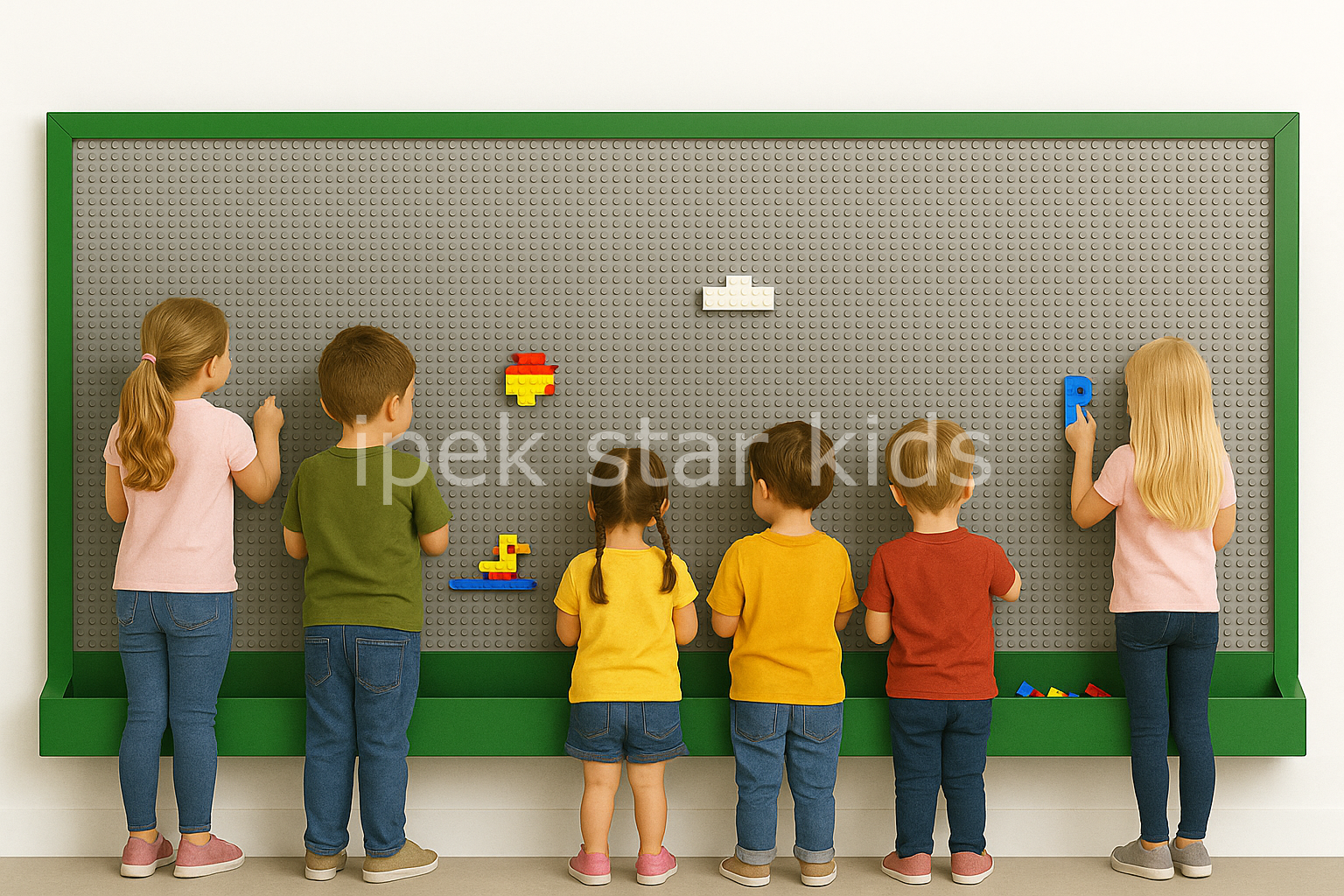 EduBrick Aktivite Duvarı  Lego Oyun Paneli  Lego Duvarı  Lego  Wall L