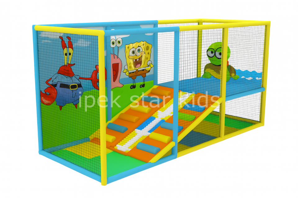 Roller Kaydırak Oyun Parkı | 500×170×H200 cm Boncuk Kaydırak