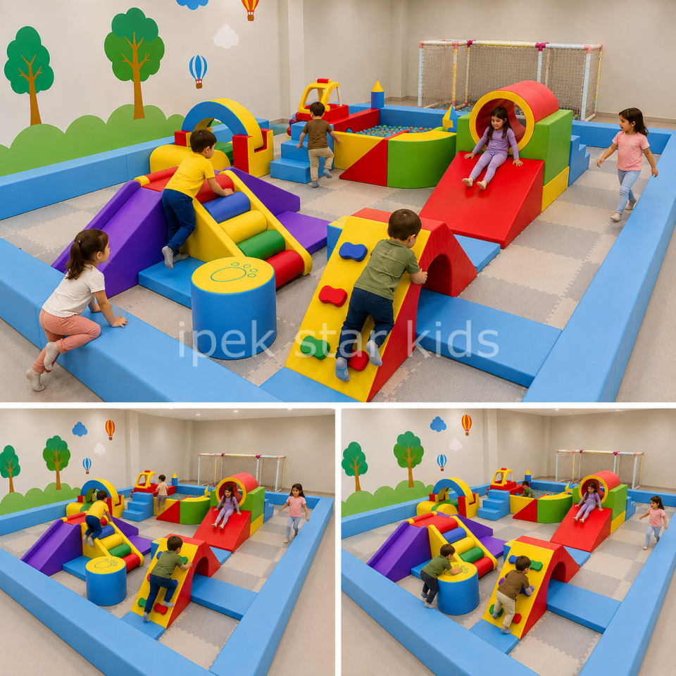 Soft Play Sünger Oyun Parkuru | Çocuk Motor Beceri ve Koordinasyon Gelişim Alanı