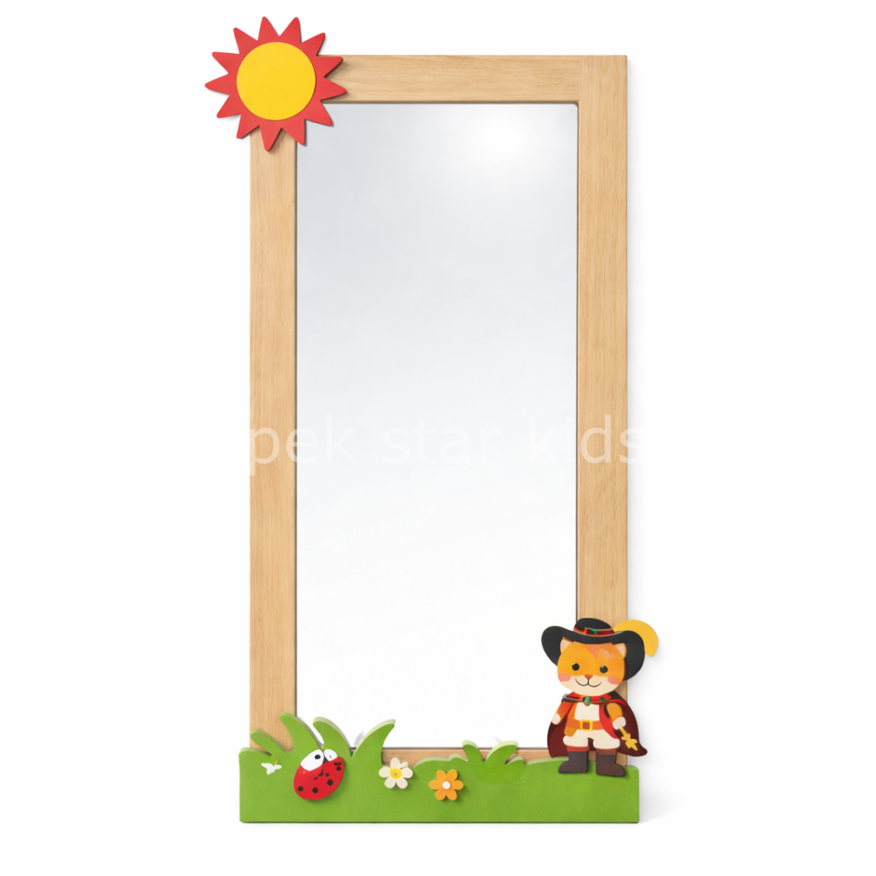 mini club anaokulu çocuk aynası