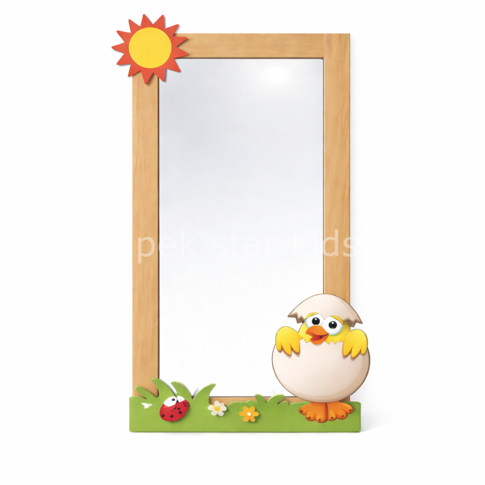 yumurta civciv çocuk boy aynası 