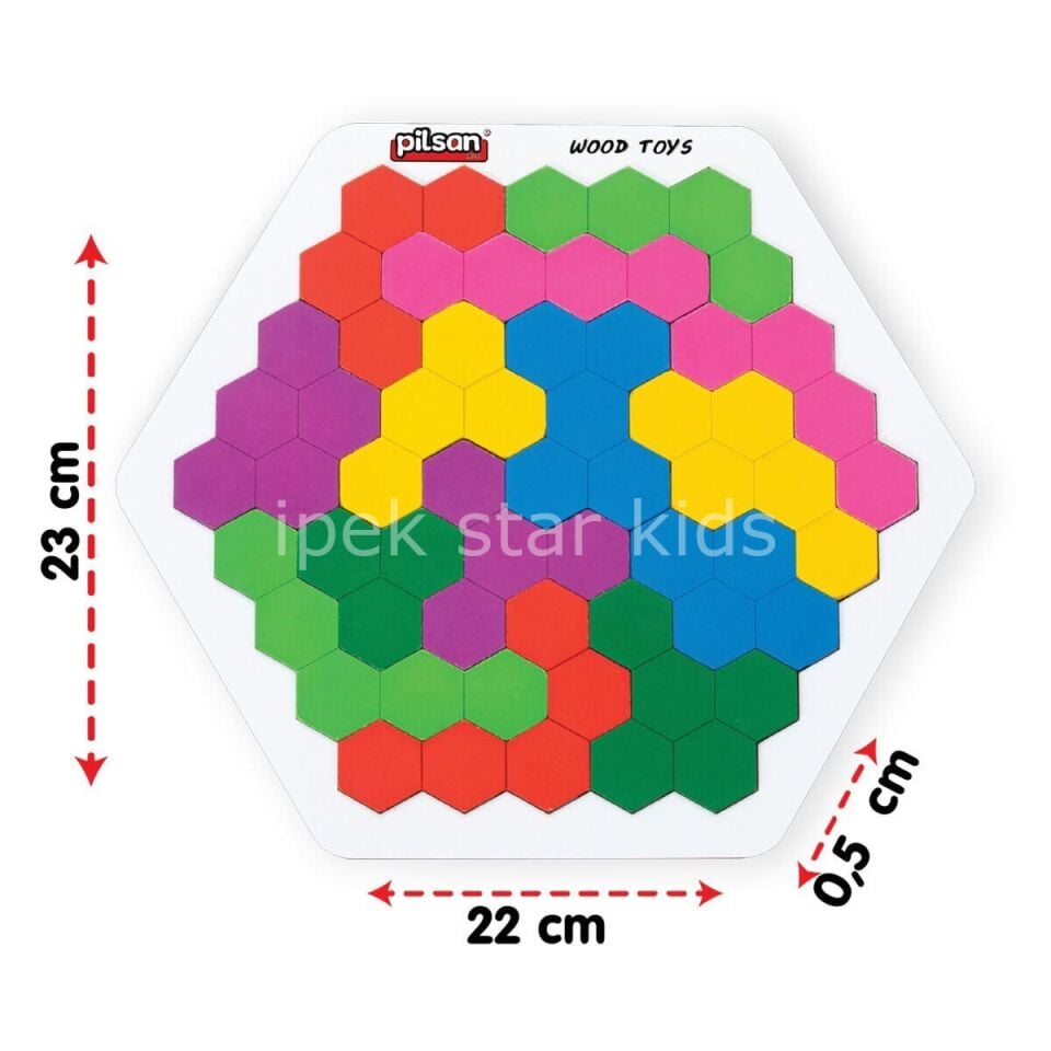 Ahşap Petek Tangram