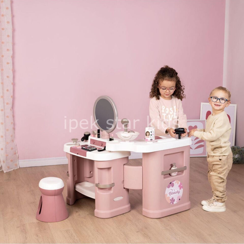 Smoby My Beauty 32 aksesuarlı çocuk kuaför ve güzellik merkezi