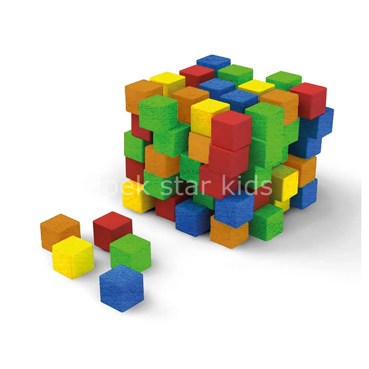 Renkli Ahşap Küpler