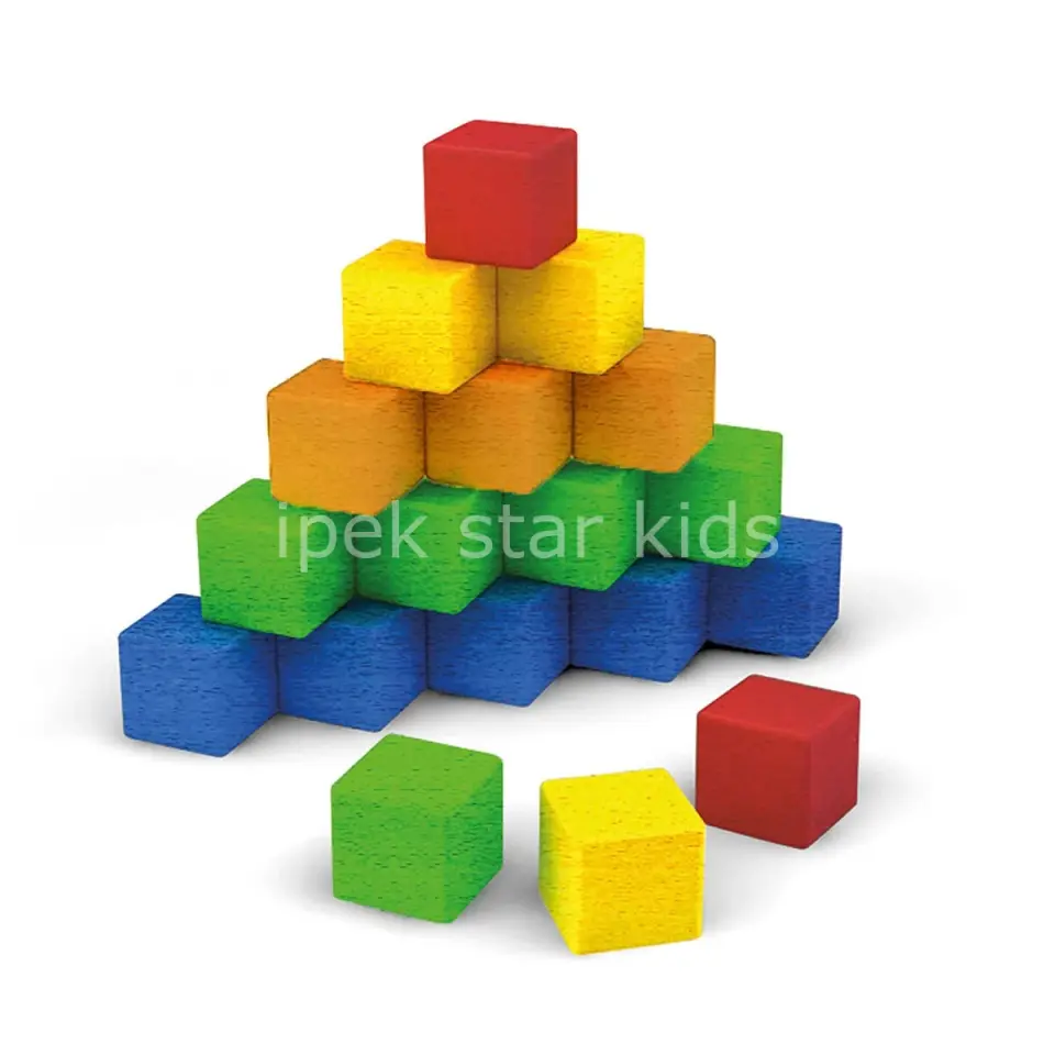 Renkli Ahşap Küpler