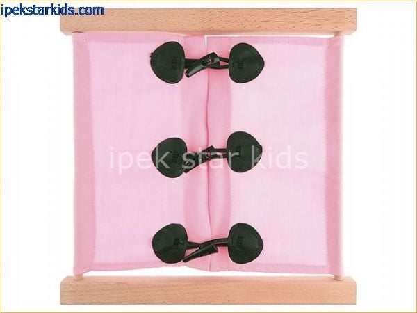 Montessori Çoban Düğme Çerçevesi | İnce Motor ve Günlük Yaşam Becerileri