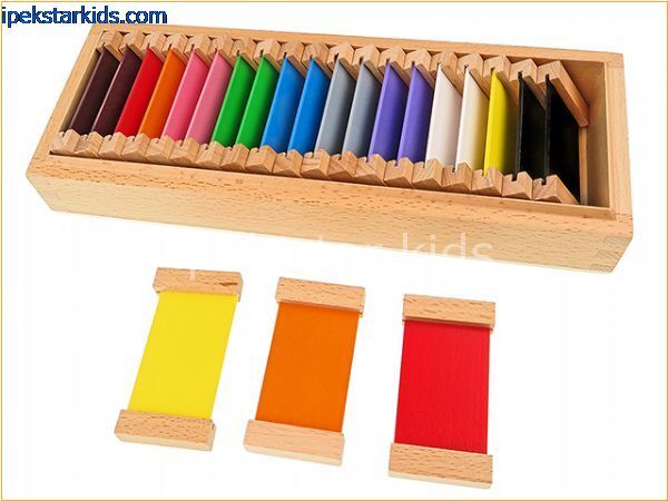 Montessori Renk Tabletleri 2’li Set | Duyusal ve Görsel Algı Eğitici Oyuncak
