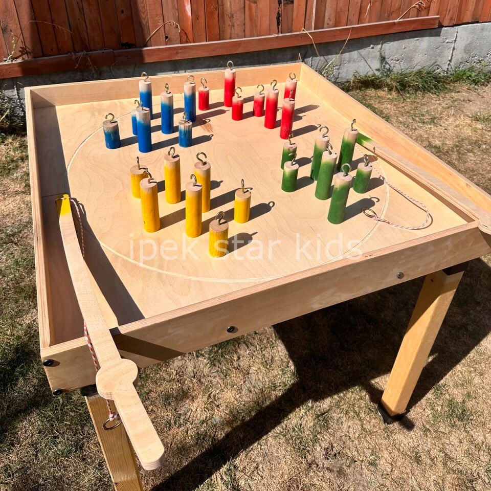 Oltalı Balık Yakalama Masası 90x90 cm