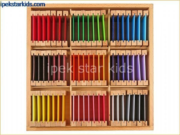 Montessori Renk Tabletleri 3. Kutu | Eğitici Montessori Oyuncakları | 3 Yaş ve Üzeri