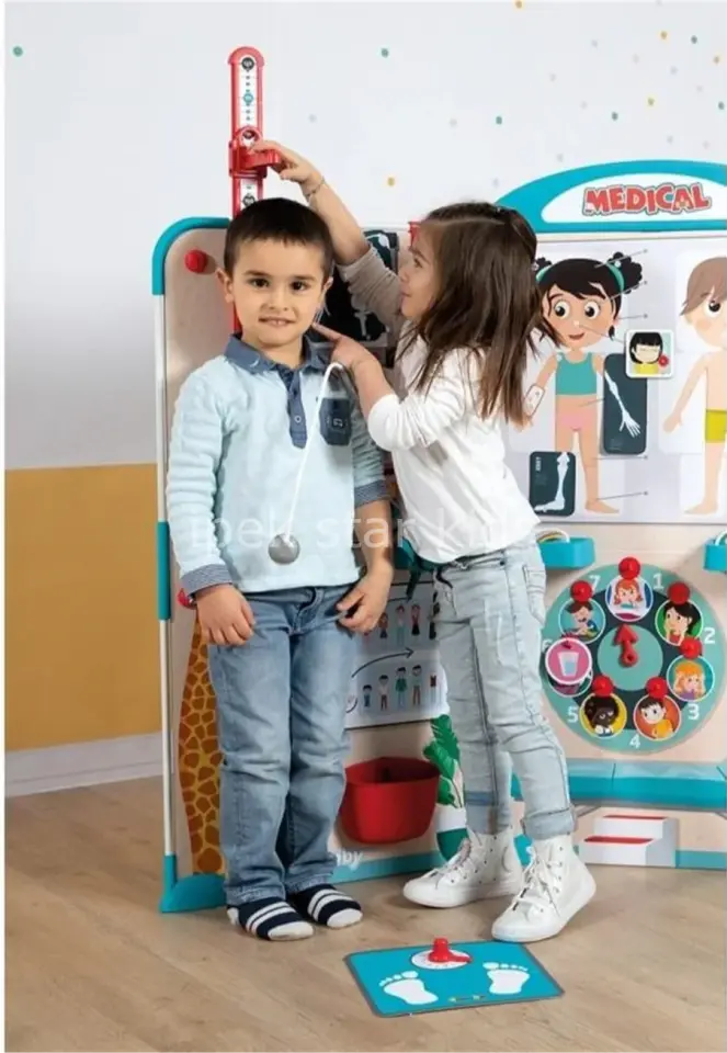 Smoby Oyuncak Pediatri Kliniği Doktor Seti | Rol Oyunu ve Eğitici Set