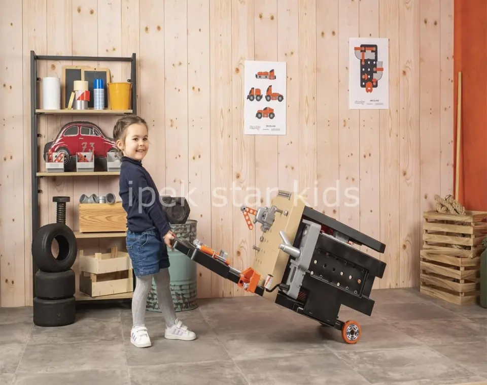 Çocuk Black & Decker Mega Tamir Tezgâhı | Çocuk Power Tamir Seti & Rol Oyuncak