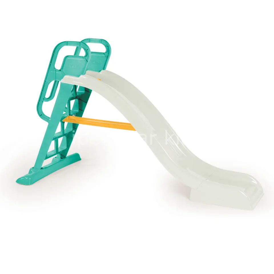 36 ay ve üzeri çocuklar için plastik bahçe kaydırağı 114x189x85 cm