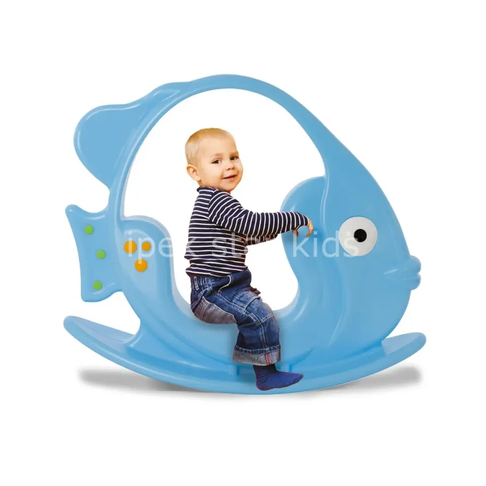Sallanan balık 87x102x34 cm plastik bahçe oyuncağı