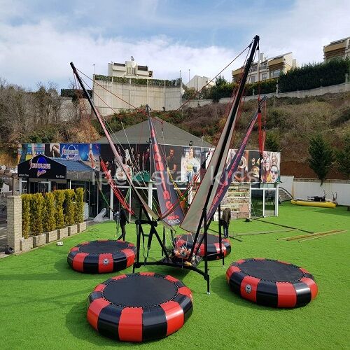 4 Kişilik Bungee Trambolin (Salto Trambolin Sistemi) | Dış Mekan Etkinlik Trambolini
