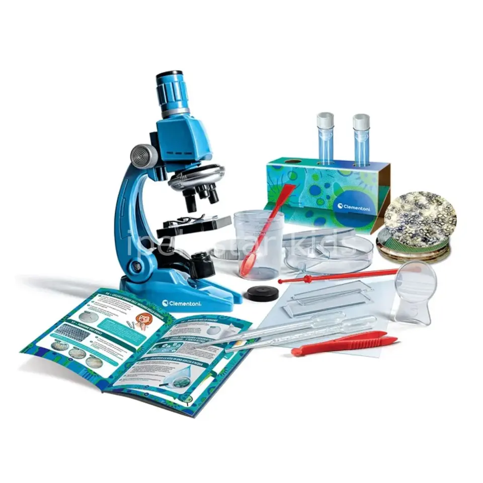 Profesyonel Çocuk Mikroskobu | 1200x Büyütme Kapasiteli Eğitici Set