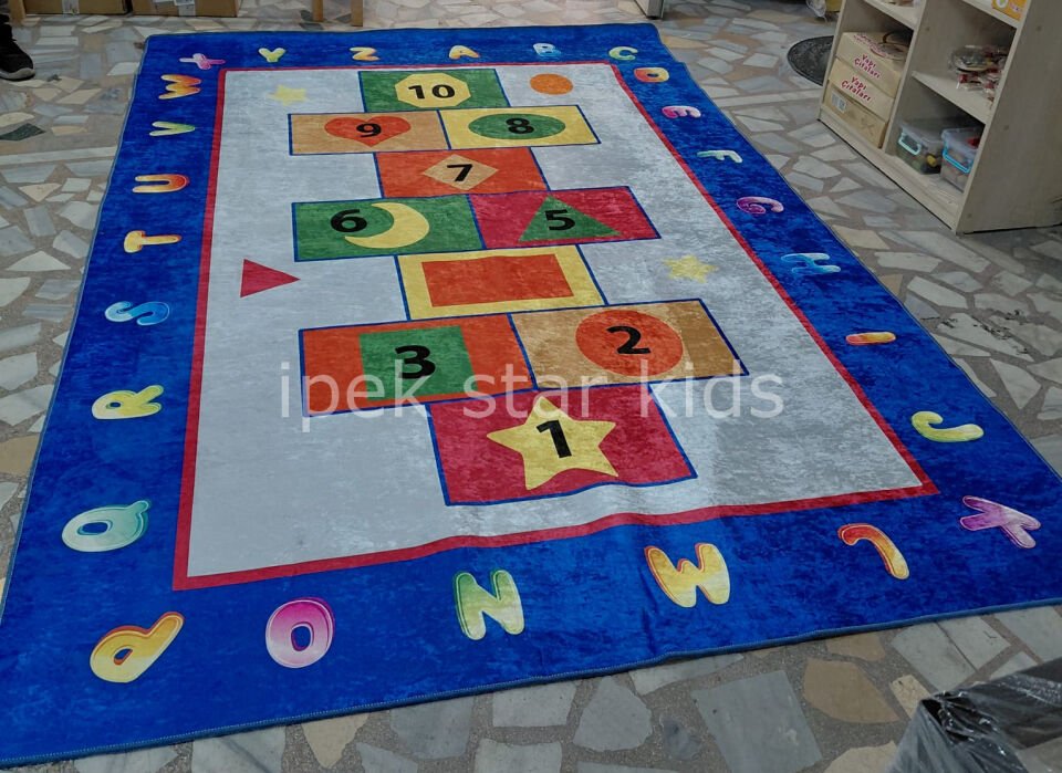 Game Halı 200x290 cm | Büyük Boy Eğitici Oyun Halısı