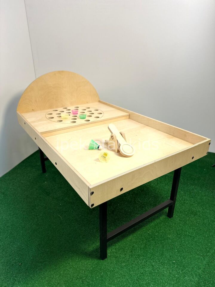 Badminton Hedefi Tuttur Oyunu 120×80 cm | Ahşap Hedef Atış Oyunu