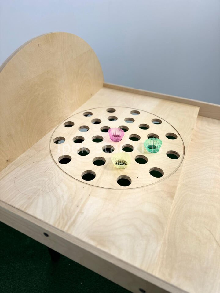 Otel bahçesi ve sosyal alanlar için ahşap badminton oyunu