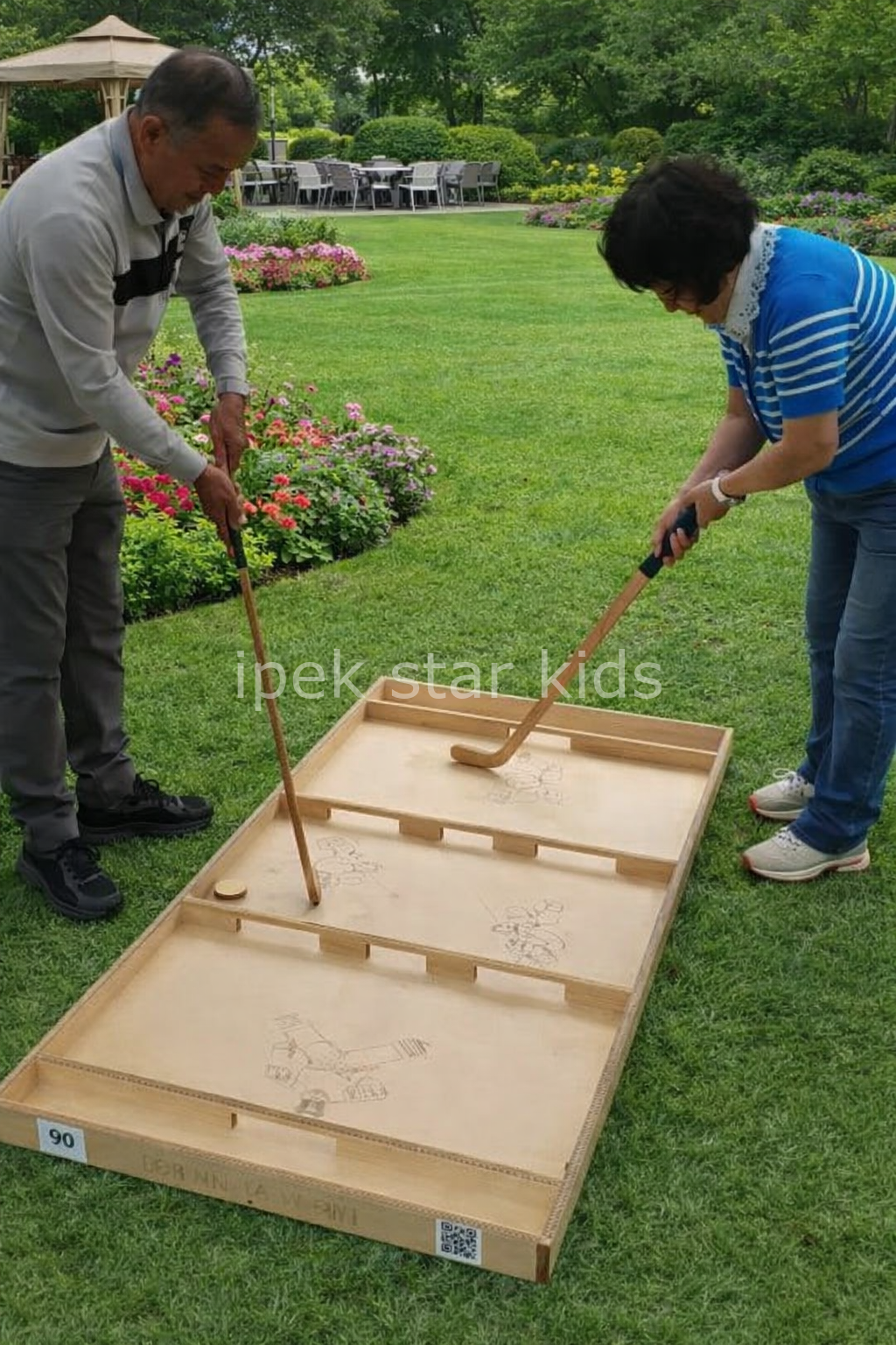 Ahşap Bahçe Hokey Oyunu