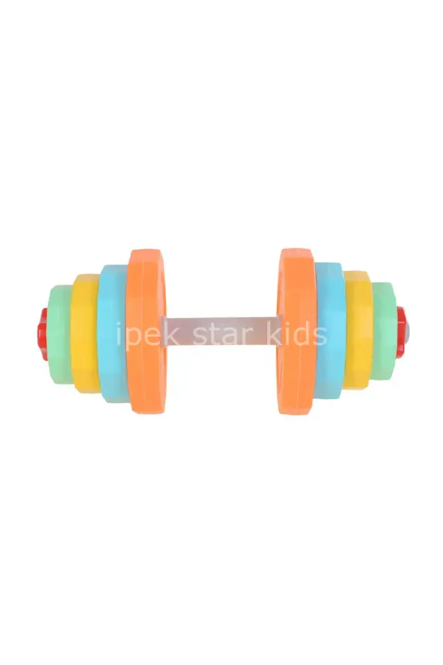 Çocuk Dambıl Dumbell Ağırlık Halter | Eğlenceli ve Güvenli Spor Oyunu 1 Adet (Küçük Boy)