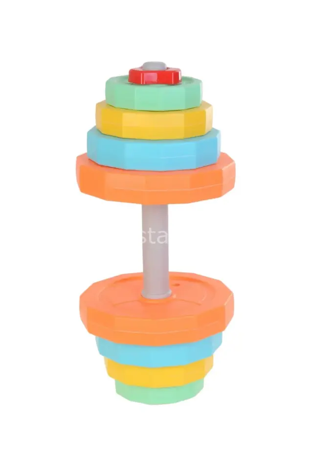 Çocuk Dambıl Dumbell Ağırlık Halter | Eğlenceli ve Güvenli Spor Oyunu 1 Adet (Küçük Boy)